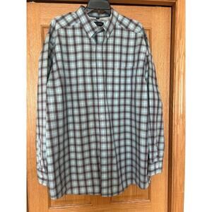 Ariat Pro Series~Long Sleeve Button Down Blue Shirt XL